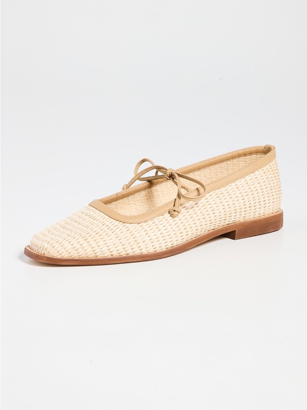 KAANAS Lexie Basketweave Ballerina Flats Size 8